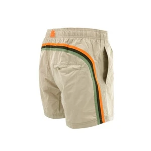 Sundek 14" Costume Boardshort Beige Swim Trunks BS/RB Elastic Waist Size XL - Picture 1 of 7