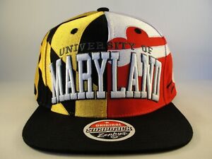 Casquette chapeau snapback drapeau Terrapins de l'Université du Maryland NCAA Zephyr