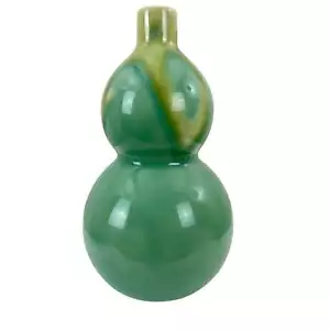 Servidor de sake de calabaza esmalte por goteo vintage hecho en Japón - Imagen 1 de 7
