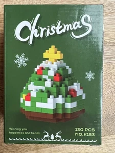 Christmas 130pcs Building Block DIY Toys - Christmas Tree π NEW - Picture 1 of 4