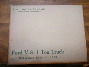 Camión Ford V-8-1 toneladas 1938 nuevo de lote antiguo libro de referencia - original - Imagen 1 de 3
