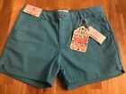 Fat Face Age 10-11 Years Girls’ Soft Teal Chino Shorts BNWT