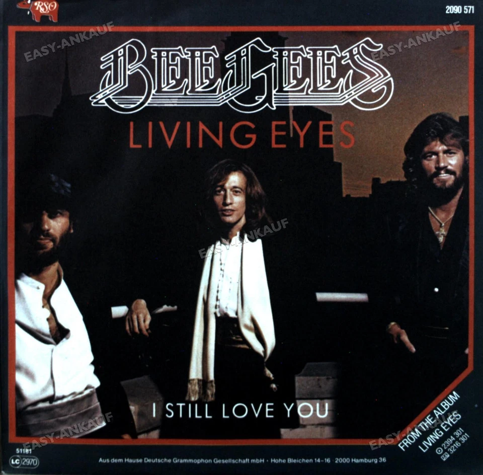 Bee Gees - Living Eyes 7" (VG+/VG+) ' - Image 1 of 1