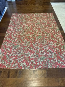 Vintage Weihnachten Tischdecke 83” x 62” G27b - Bild 1 von 4