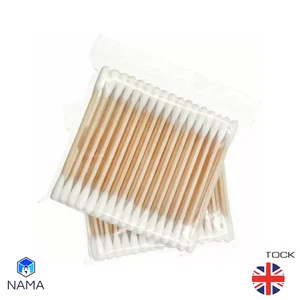 5000 Bambus Wattestäbchen biologisch abbaubar umweltfreundlich Holz Bio Ohrstäbchen Tupfer - Bild 1 von 2