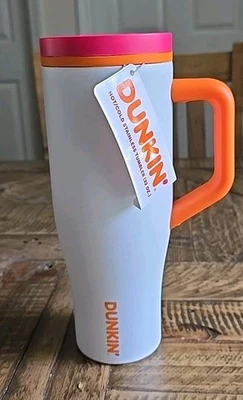 2025 Dunkin NEW Hot/Cold Stainless Tumbler Handle 32 oz  - Image 1 of 4