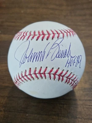 Johnny Bench Autographed/HOF '89 OML Baseball W/BAS BECKETT COA - Image 1 of 2
