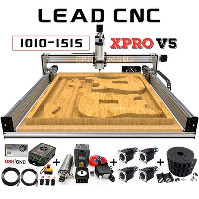 Lead CNC Router Machine Full Kit with High Z Mod Bundle CNC Wood Metal Engraver - Image 1 of 4