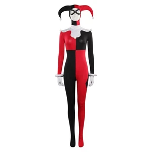 Harley Quinn Cosplay Costume Outfits Halloween Carnival Suit - Picture 1 of 10