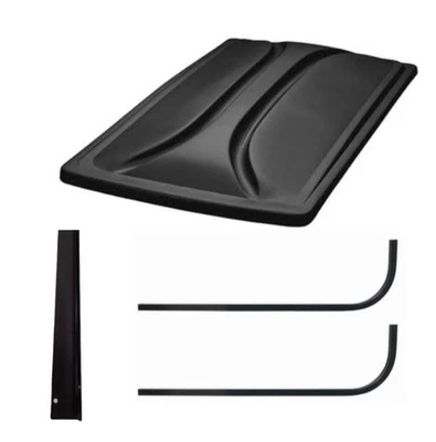 80" Black Extended Roof Kit for EZGO RXV Golf Carts 2008+ - Изображение 1 из 4