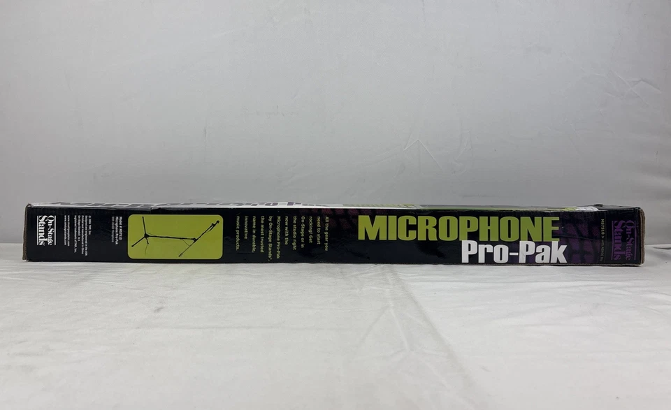 On-Stage Stands Microphone Pro Pack With Stand NEW  - Image 1 of 4