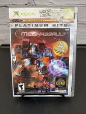 MechAssault Platinum Hits (Microsoft Xbox, 2002) Complete With Booklet