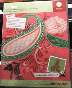 Bernina / OESD 42 Multi-Formatted Embroidery Lilified design Collection/CD. - Picture 1 of 2
