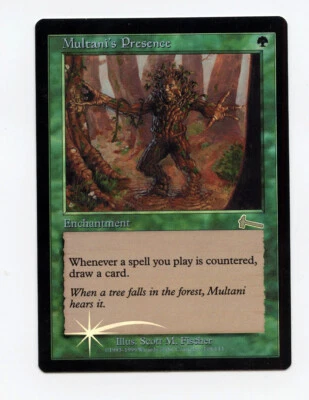 MtG - Magic the Gathering - FOIL MULTANI'S PRESENCE Urza's Legacy -Unplayed MINT - Image 1 of 2