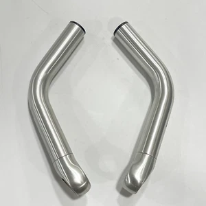 Vintage MTB Bar Ends 22.2 mm 90's caloi Mountain Bike Silver - Picture 1 of 3