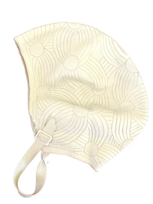 VTG Capella 60s Flower Power Rubber Swim Cap Made in Spain XS - Image 1 of 4