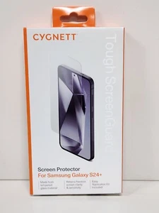 BRAND NEW: CYGNETT TOUGH SCREEN GUARD SCREEN PROTECTOR FOR SAMSUNG GALAXY S24+ - Picture 1 of 3
