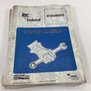 Genuine 1994 Bobcat Attachments Service Manual 6722922 - Picture 1 of 16