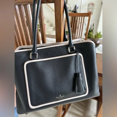 Bolsa de couro Kate Spade grande Evangelie - Imagem 1 de 3
