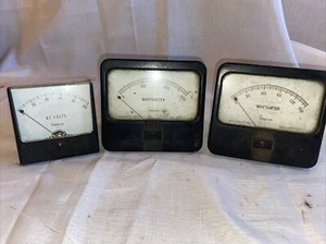 GENUINE SIMPSON 0-750 WATTS 4.5" RECTANGLE PANEL METER - Picture 1 of 2