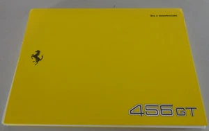 1993 Operating Instructions/Owner's Manual/USO e Manutenzione Ferrari 456 GT - Picture 1 of 8