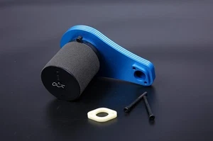 Piastra di collegamento filtro aria CNC lega blu con set filtro aria per Losi 5ive T - Foto 1 di 4