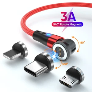 Magnetic USB-C Fast Cable Type C Cord For iPhone 15 14 13 12 11 For Samsung S20+ - Picture 1 of 16
