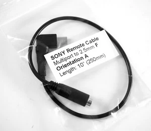 FEMALE Sony TYPE A multiport S2 cable shutter release right angle 2.5mm - Picture 1 of 6