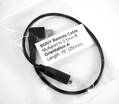 FEMALE Sony TYPE A multiport S2 cable shutter release right angle 2.5mm - Image 1 of 4