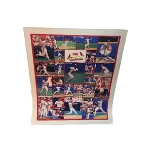 1986 ST LOUIS CARDINALS MLB Baseball Card Team Photos POSTER 19" X 26" - Picture 1 of 18