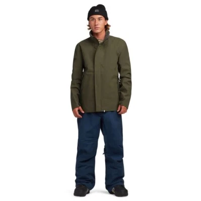 New Unisex Dakine A-1 Jacket $290 XL deep grounds green waterproof pit vents - Image 1 of 4