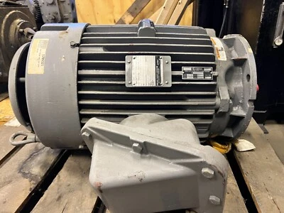 👀WESTINGHOUSE / HOMEWOOD 10 HP EXPLOSION PROOF MOTOR 3550 RPM 550V 284TDV FR 3Ø - Image 1 of 4