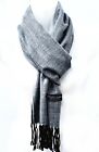 Mens Womens Wool Check Scarf Scotland Made Warm Plaid Wool 100% Cashmere Scarves