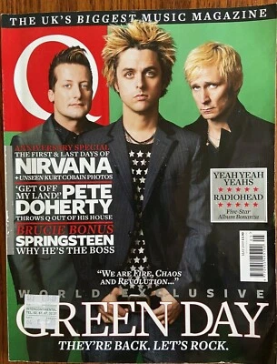 Q Magazine May 2009 Green Day Nirvana Springsteen Metallica Radiohead - Image 1 of 4