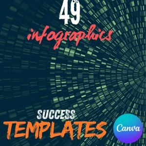 Success Infographics 49 Page Templates Canva Fully Editable - Picture 1 of 10