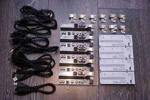 9 x GPU Risers and cables from www.gpurisers.com Render Farm Mining Rig Graphics - Photo 1/12