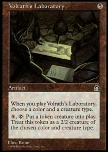 MTG magic cards 1x Volrath's Laboratory Stronghold Light Play, English - Image 1 of 1