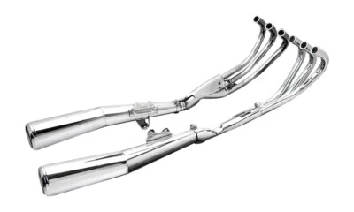 Twin Shock Full Chrome Exhaust System 1979 1980 CBX1000 RESTORE YOUR CBX TODAY! - Image 1 of 2