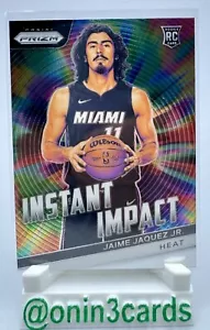 2023-24 Panini Prizm Instant Impact Jaime Jaquez Jr. Rookie Miami Heat #23 - Picture 1 of 2