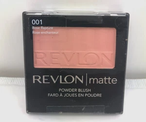 New REVLON matte POWDER BLUSH - #001 ROSE RAPTURE - RARE! - Picture 1 of 4