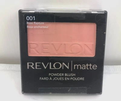 New REVLON matte POWDER BLUSH - #001 ROSE RAPTURE - RARE! - Image 1 of 4