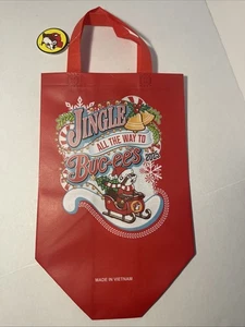 Buc-ee's 2025 Christmas Reusable Tote Bag - Jingle All the Way 10x7x12in - Picture 1 of 5