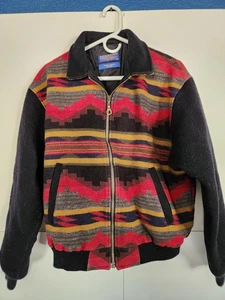 Pendleton Wool American Indian SouthWestern Print Jacket XL - Picture 1 of 19