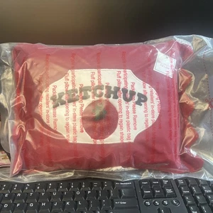 Ketchup Packet Novelty Throw Pillow – Bullseye – Fun Gift – 14x10 in - Picture 1 of 5