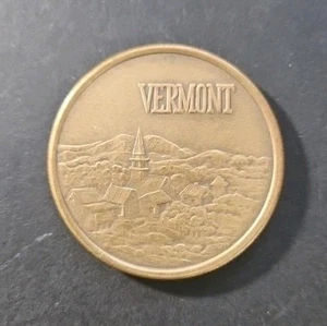 1977 US Vermont Bicentennial Medal Coin (MT.#0288) - Picture 1 of 2
