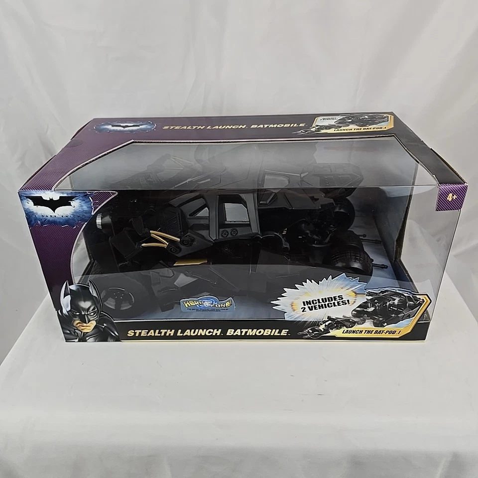 Batman DC Comics The Dark Knight Bat- Pod Stealth Launch Batmobile Tumbler M1113
