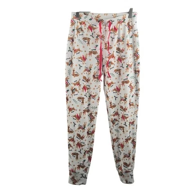 Issac Mizrahi Pajama Pants Reindeer Christmas Soft Size XS - Image 1 of 4