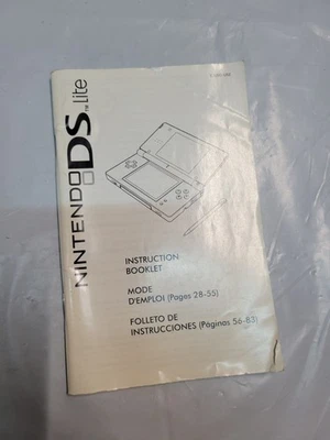 sistema nintendo ds lite manual C/USG-USZ Foto 1 de 2