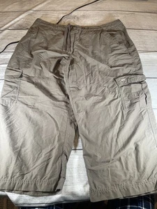 Nike Cargo Shorts Herren XXL bestickt Roll Up Wandern Tiger 54 Kordelzug - Bild 1 von 6