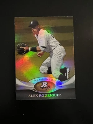 2011🔥Alex Rodriguez🔥Bowman Platinum #90 Gold SP Yankees  Foto 1 de 2